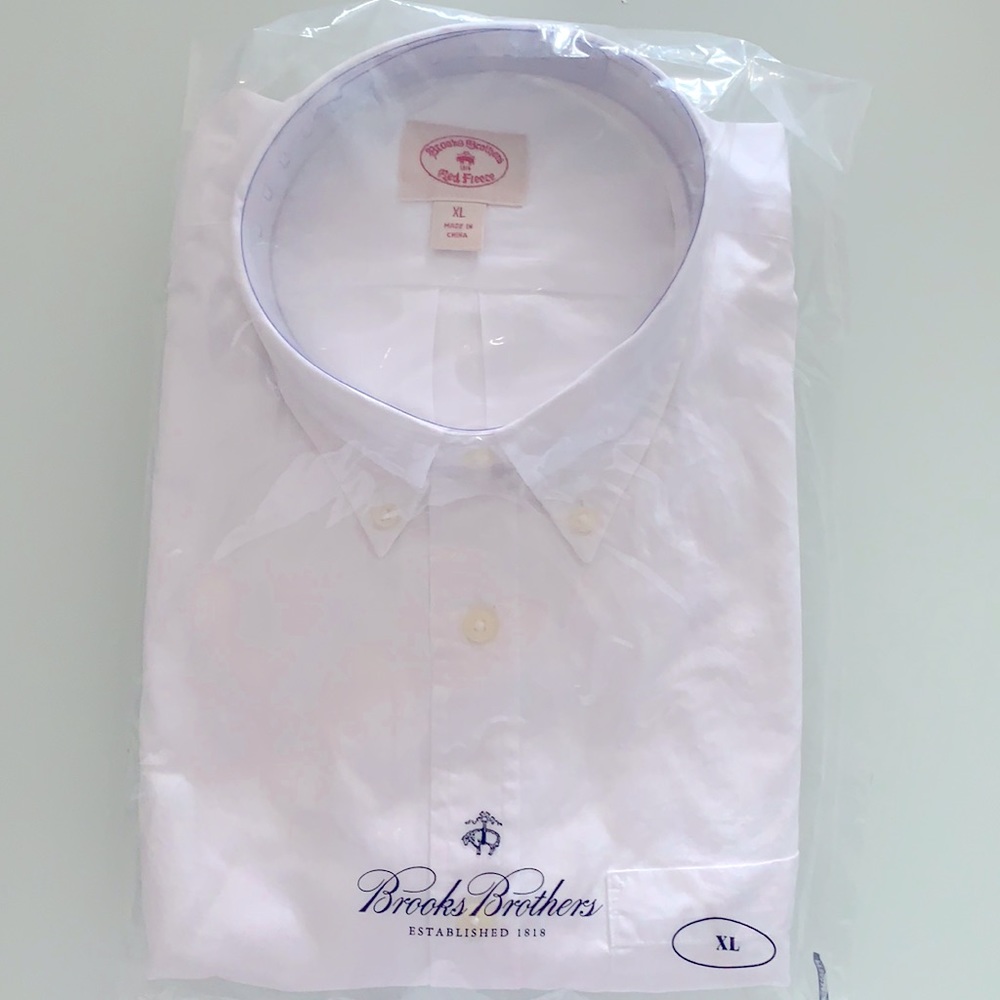 Brooks Brothers White men’s dress shirt